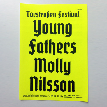 Sunday: Young Fathers + Molly Nilsson