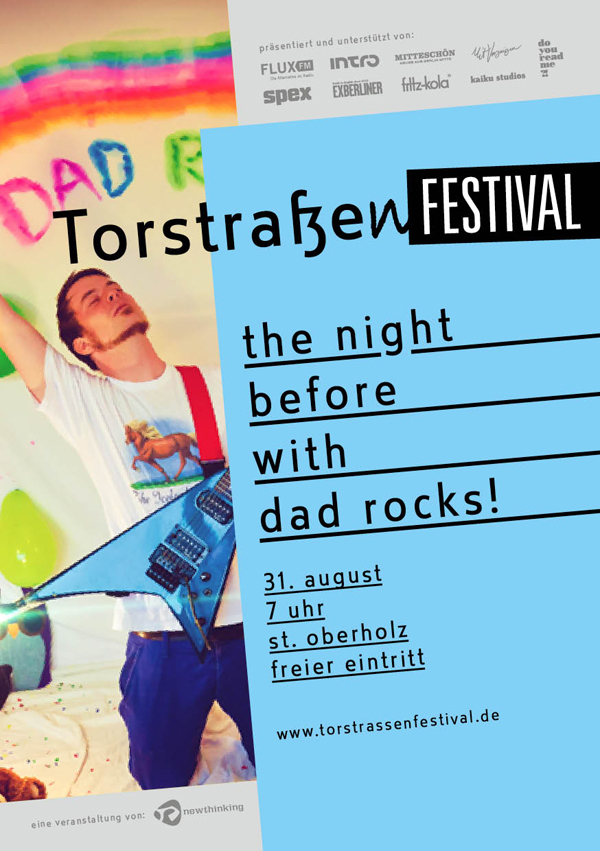 The night before with Dad Rocks!
